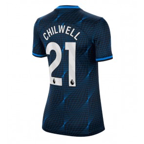 Chelsea Ben Chilwell #21 Bortatröja Dam 2023-24 Kortärmad